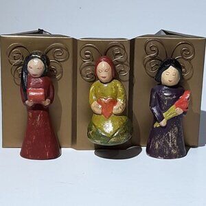 Pier 1 Angel Ladies Photo Placecard Recipe Holder NIB